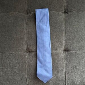 Blue “H” printed Hermes tie